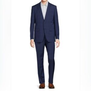 NWT- Calvin Klein-Slim Fit Wool Suit- 38 short/31W